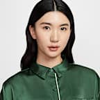 Nike Sportswear Women's Oversized Satin Long-Sleeve Top