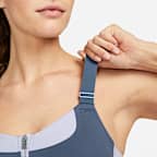 Nike Alpha Women's High-Support Padded Zip-Front Sports Bra