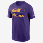 Playera Nike de la NFL para hombre Minnesota Vikings Air Essential - Morado