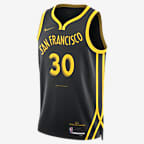 Golden State Warriors City Edition 2023/24 Men's Nike Dri-FIT NBA Swingman Jersey - Black