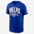 Dallas Cowboys Rewind Front And Back Hit Essential Men's Nike NFL T-Shirt - Royal