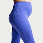 Nike (M) One 7/8-Leggings mit hohem Bund und Taschen für Damen (Schwangere und Mütter)