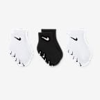 Calcetines al tobillo para bebé/infantiles Nike Gripper (3 pares)