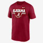Alabama Courtside Men's Nike Dri-FIT College T-Shirt - Team Crimson