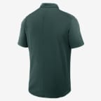 Michigan State Primetime Victory Primary Logo Men's Nike Dri-FIT College Polo