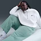 Pantalon taille haute Nike Sportswear Phoenix Fleece pour femme (grande taille)