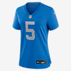 David Montgomery Detroit Lions Women's Nike NFL Game Football Jersey - Blue