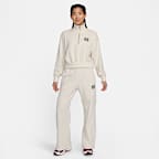 Nike Sportswear Women's Oversized 1/2-Zip Crop Fleece Sweatshirt