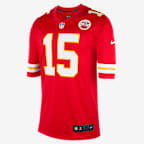 NFL Kansas City Chiefs (Patrick Mahomes) American-football-wedstrijdjersey voor heren