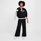 Nike Sportswear Club Fleece Girls' Wide-Leg Trousers