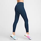 Nike Universa Women's High-Waisted 7/8 Leggings with No Front Seam