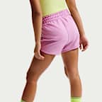 Nike One Big Kids' (Girls') Dri-FIT High-Waisted Woven Training Shorts