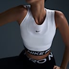 Nike Pro Women's Dri-FIT Cropped Tank Top
