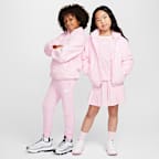 Chamarra de piel sintética para niños talla pequeña Nike