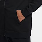 Nike Dri-FIT Men's Fleece Full-Zip Fitness Hoodie