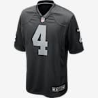 NFL Las Vegas Raiders (Derek Carr) Men's Game American Football Jersey
