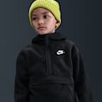 Nike Sportswear Club Fleece Dessuadora amb caputxa folgada i cremallera d'un quart - Nen/a