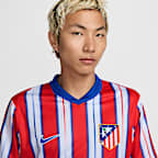 Atlético Madrid 2024/25 Stadium Home Men's Nike Dri-FIT Soccer Replica Jersey