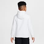 Sudadera con gorro sin cierre de vóleibol para niños talla grande Nike