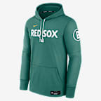 Boston Red Sox Authentic Collection City Connect Men's Nike Therma MLB Pullover Hoodie