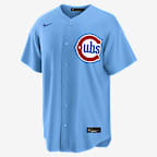 Seiya Suzuki Chicago Cubs Men's Nike MLB Replica Jersey - Light Blue