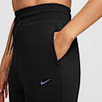 Joggers de French Terry de tiro alto de 7/8 para mujer Nike Dri-FIT One