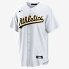 Jersey Nike de la MLB Replica para hombre Seth Brown Athletics - Blanco