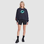 Miami Dolphins Rivalries Collection Oversized Women's Nike NFL Pullover Crew