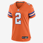 Jersey de fútbol americano Nike de la NFL Game para mujer Patrick Surtain II Denver Broncos - Naranja