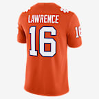 Jersey universitario Nike Dri-FIT Game para hombre de Trevor Lawrence Clemson