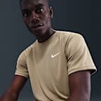 Playera de manga corta Dri-FIT UV para hombre Nike Swim Hydroguard Essential