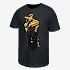 Playera de básquetbol Nike para niños talla grande A'ja Wilson Rings "So Win" - Negro