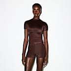 Shorts de tiro medio de 5 cm con cordón de ajuste para mujer NikeSKIMS Shine