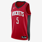 Jersey Nike Dri-FIT de la NBA Swingman para hombre Houston Rockets Icon Edition 2022/23 - Rojo universitario