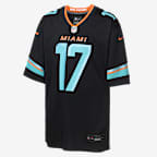 Jaylen Waddle Miami Dolphins Rivalries Collection Big Kids' Nike NFL Game Jersey - Navy