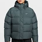 나이키 스포츠웨어 메트로 여성 써마 핏 루즈 핏 후드 패딩 재킷