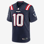 Maglia da partita da football americano New England Patriots (Mac Jones) NFL – Uomo