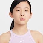 Camiseta de tirantes de cuello alto para niña Nike