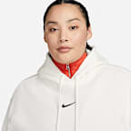 Oversized Nike Sportswear Phoenix Fleece-pullover-hættetrøje til kvinder (plus size)