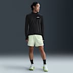 Nike Pacer フラッシュ メンズ Dri-FIT ハーフジップ ランニングトップ