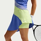 NikeCourt Slam Dri-FIT tennisskjørt med høyt liv til dame