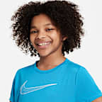 Nike One Older Kids' (Girls') Dri-FIT Short-Sleeve Training Top