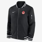 Canada Men's Nike Soccer Bomber Jacket - Black