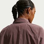 Chamarra de coach oversized para mujer Nike Sportswear