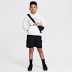 Sudadera con gorro sin cierre de vóleibol para niños talla grande Nike