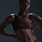 Nike Swim Swoosh Link Women's Terry Hipster Bikini Bottom