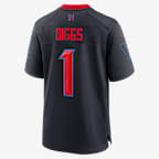 Stefon Diggs Houston Texans Men's Nike NFL Game Jersey