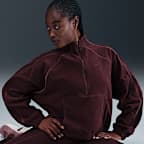 Camiseta Therma-FIT de medio cierre para mujer Nike One