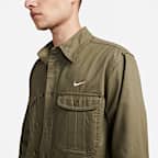 เสื้อสเก็ตบอร์ดติดกระดุมแขนยาวแบบทอ Nike SB