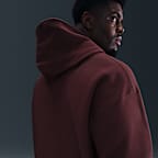 Sudadera con gorro de tejido Fleece de cierre completo para hombre Nike Solo Swoosh